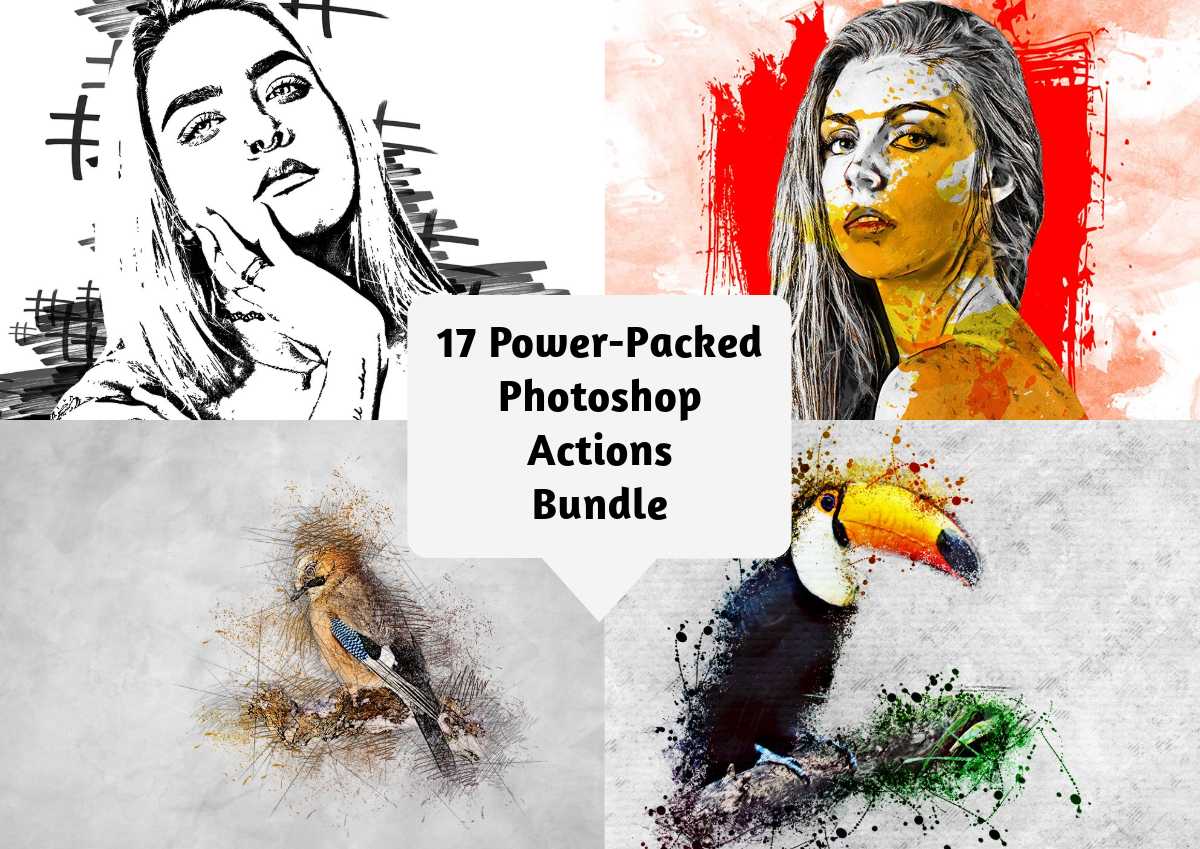 17 Power-Packed Photoshop Actions Bundle - Photoboto