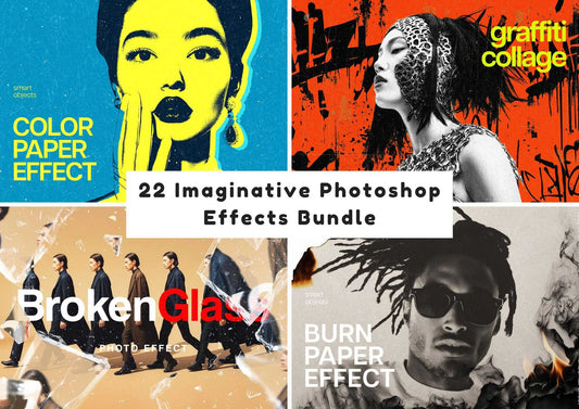 22 Imaginative Photoshop Effects Bundle - Photoboto