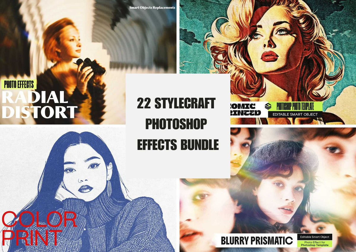 22 StyleCraft Photoshop Effects Bundle - Photoboto