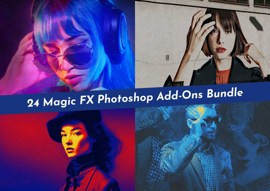 24 Magic FX Photoshop Add-Ons Bundle - Photoboto