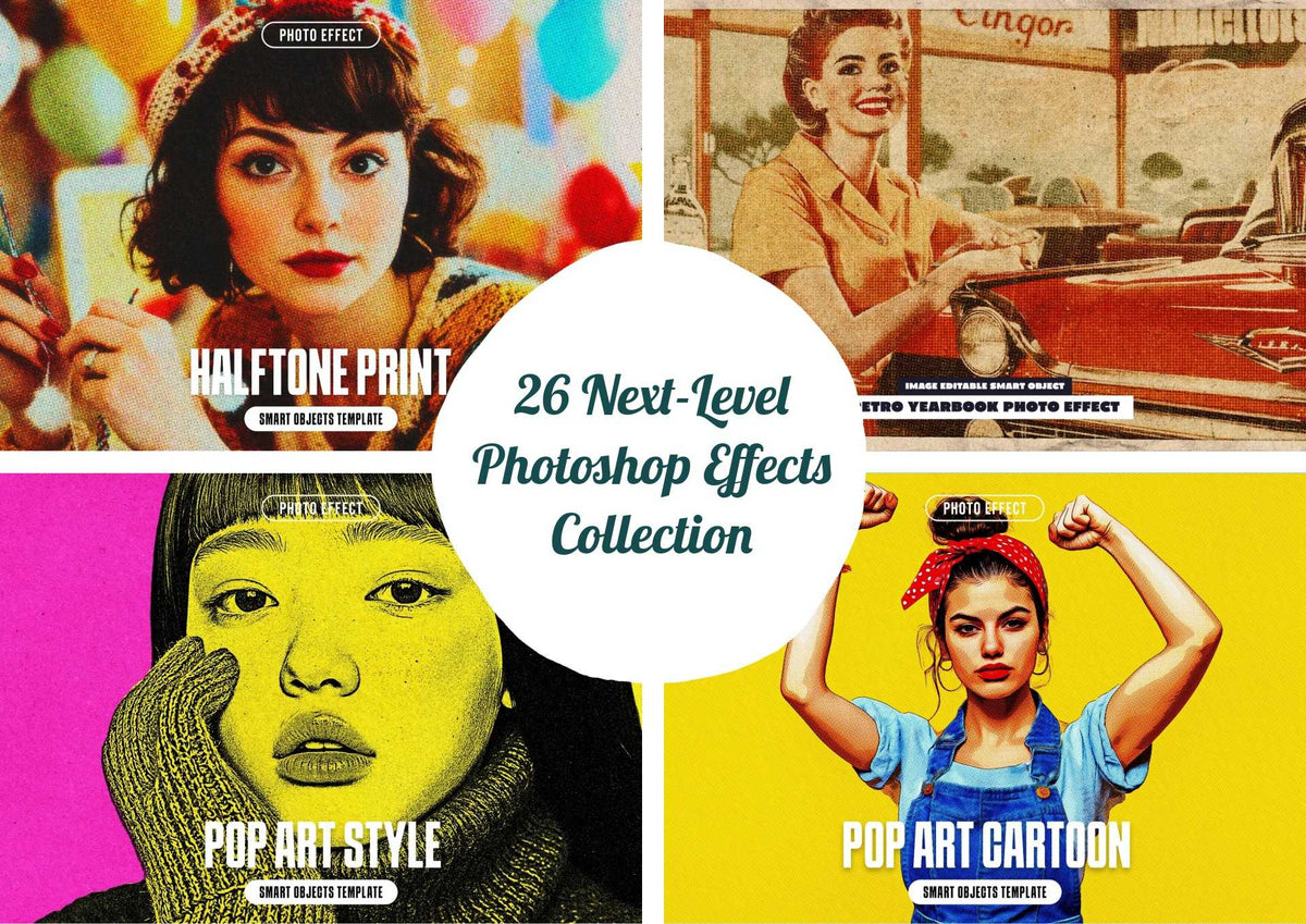 26 Next-Level Photoshop Effects Collection - Photoboto