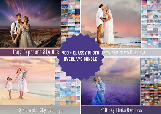 900+ Classy Photo Overlays Bundle - Photoboto