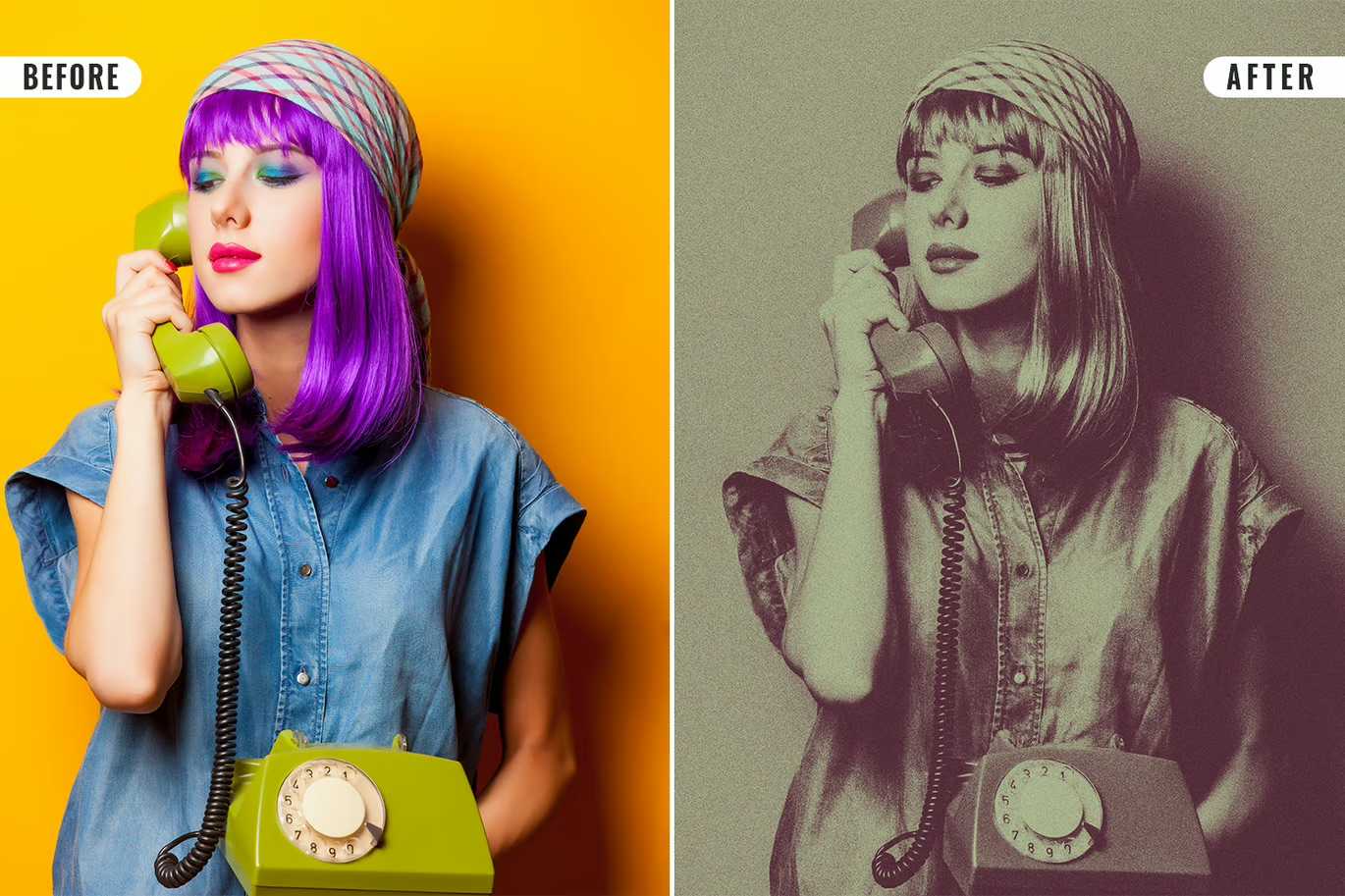 18 Charming Retro Photoshop Templates Bundle - Photoboto