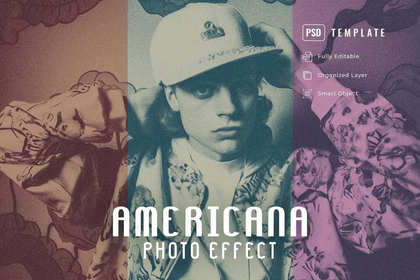 18 Charming Retro Photoshop Templates Bundle - Photoboto