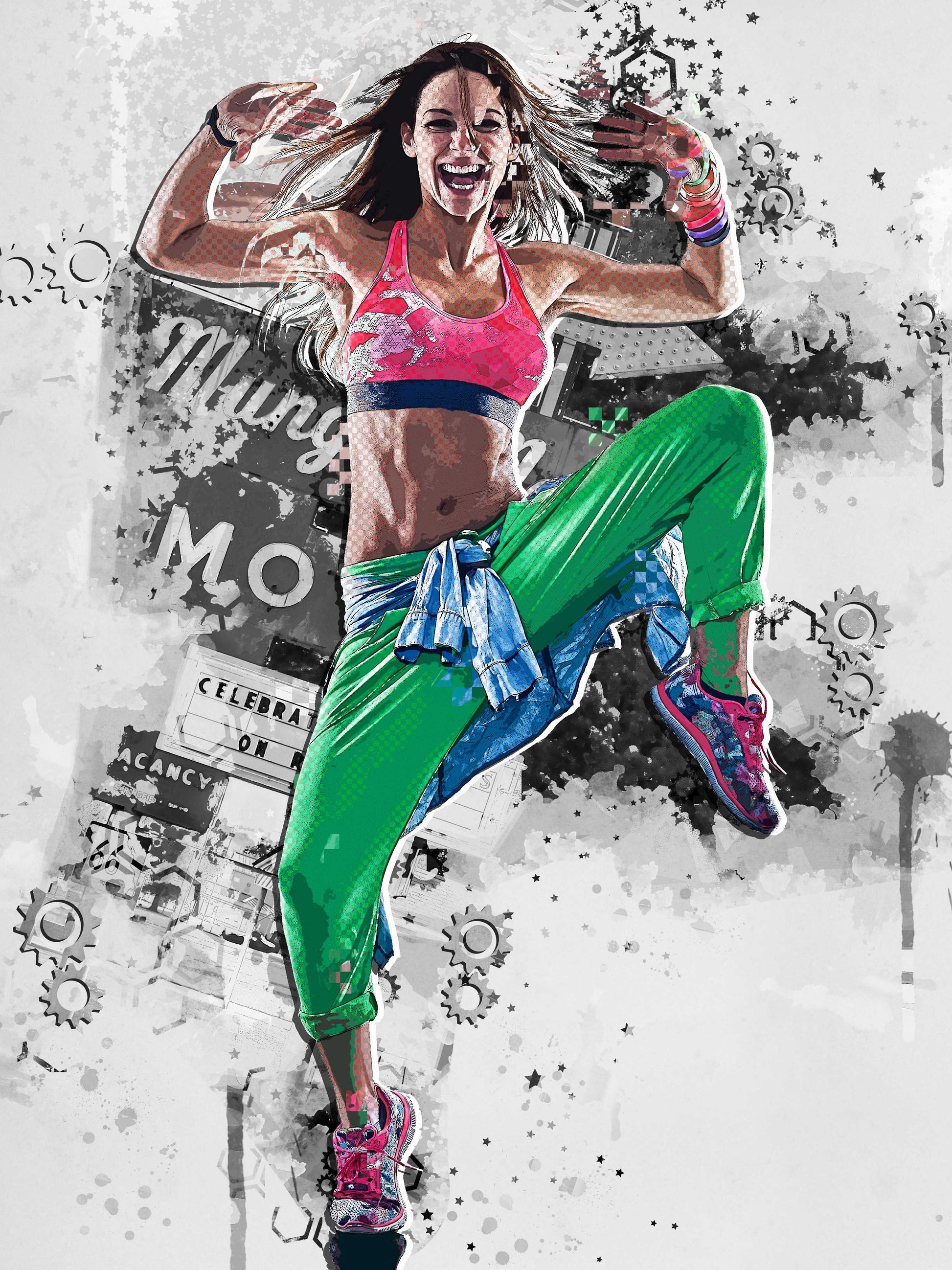 26 Energetic Photoshop Actions Bundle - Photoboto