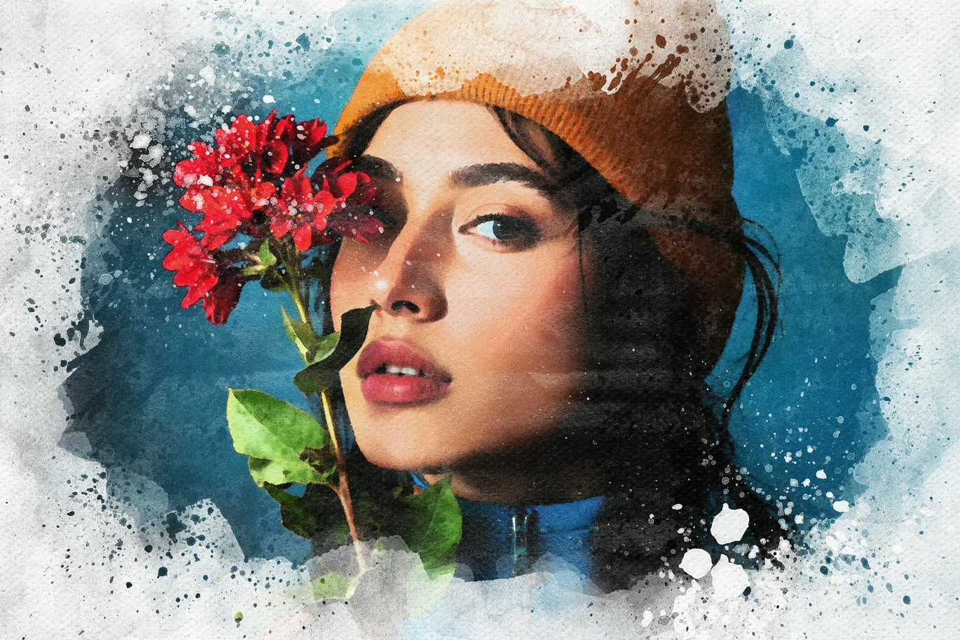 22 Sketch & Paint Photoshop Effects Bundle - Photoboto