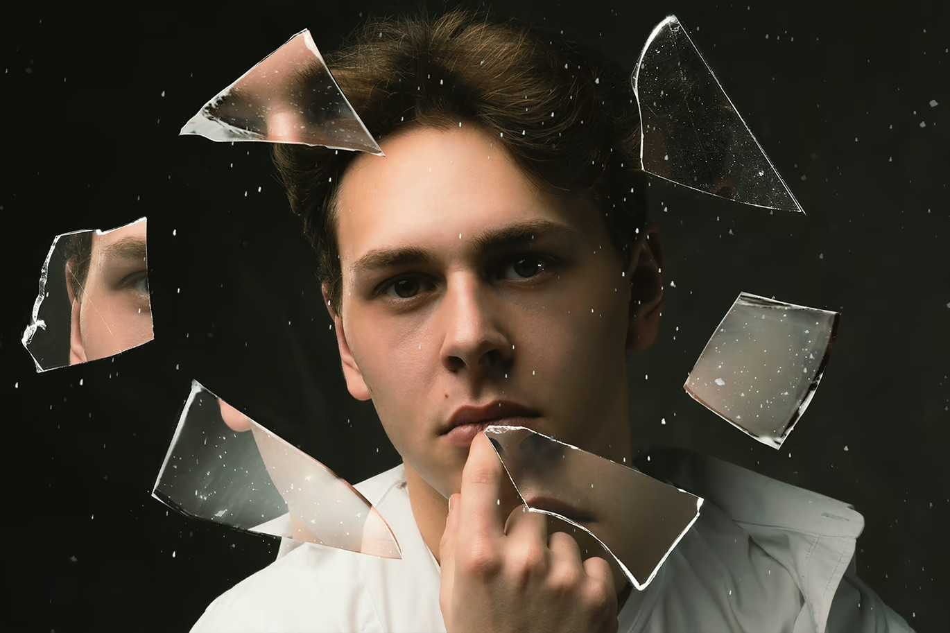 21-In-1 Broken Glass Photoshop Templates Bundle - Photoboto