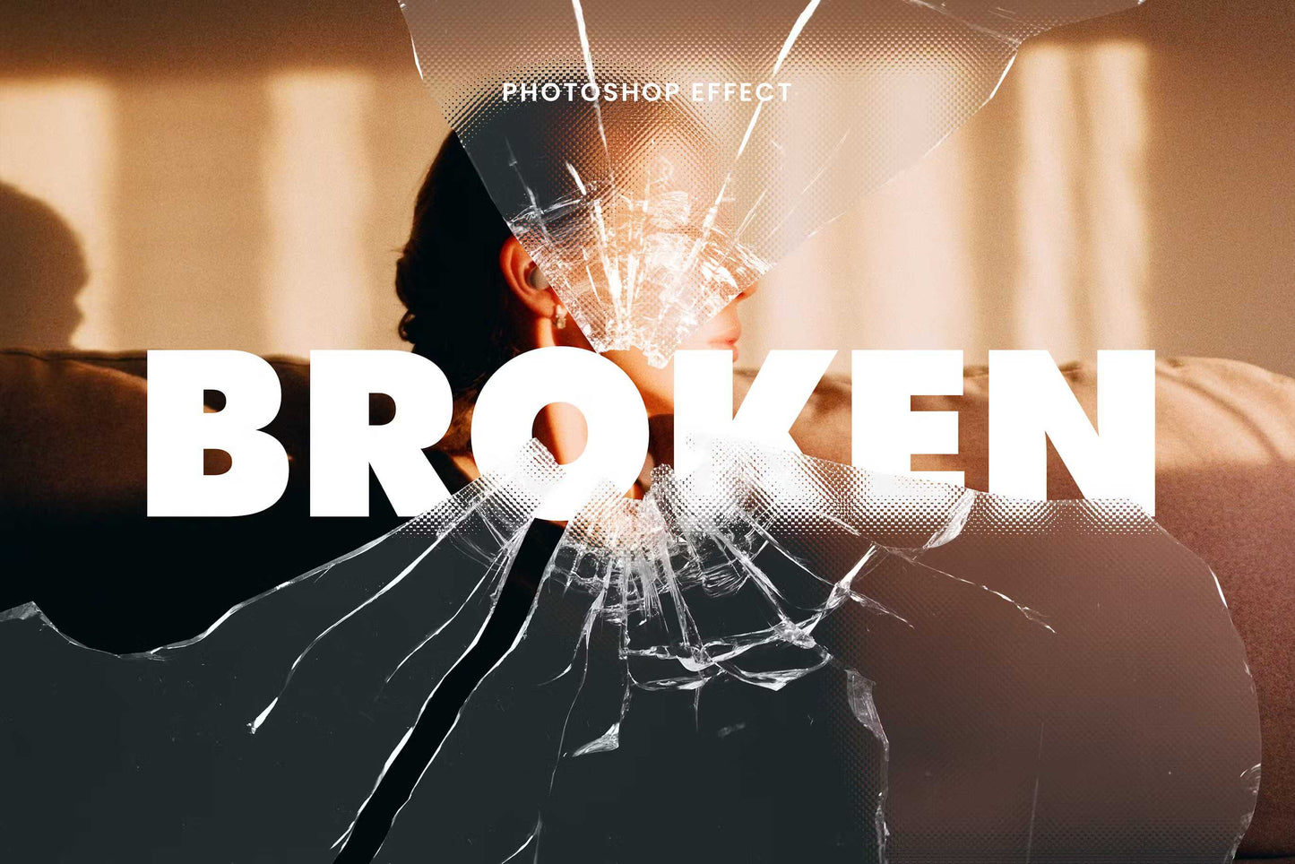 16 Glass Illusions Photoshop Templates Bundle - Photoboto