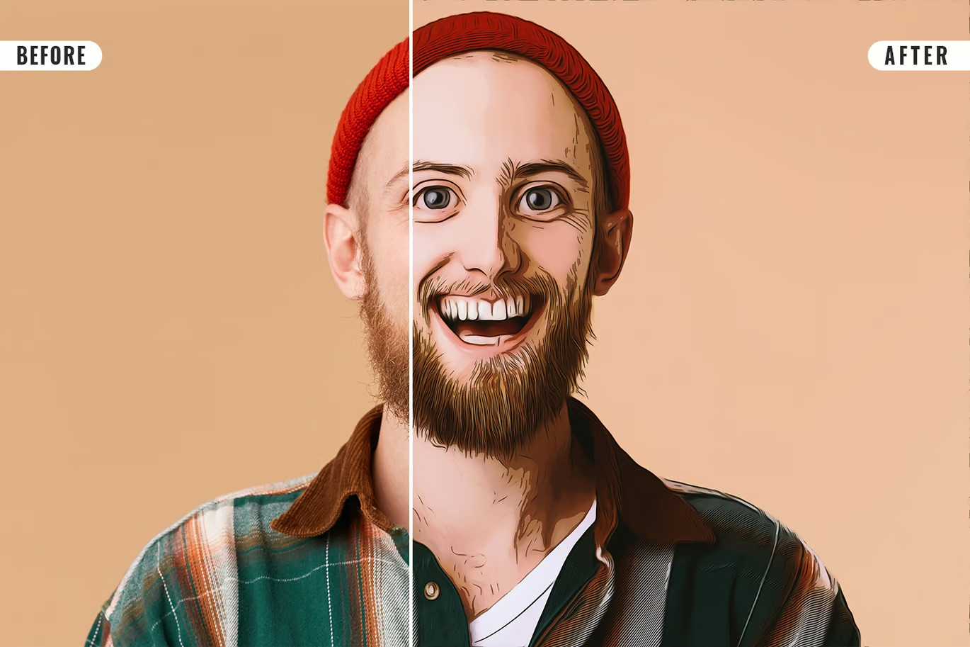 18 Cartoon Photoshop Templates Collection - Photoboto