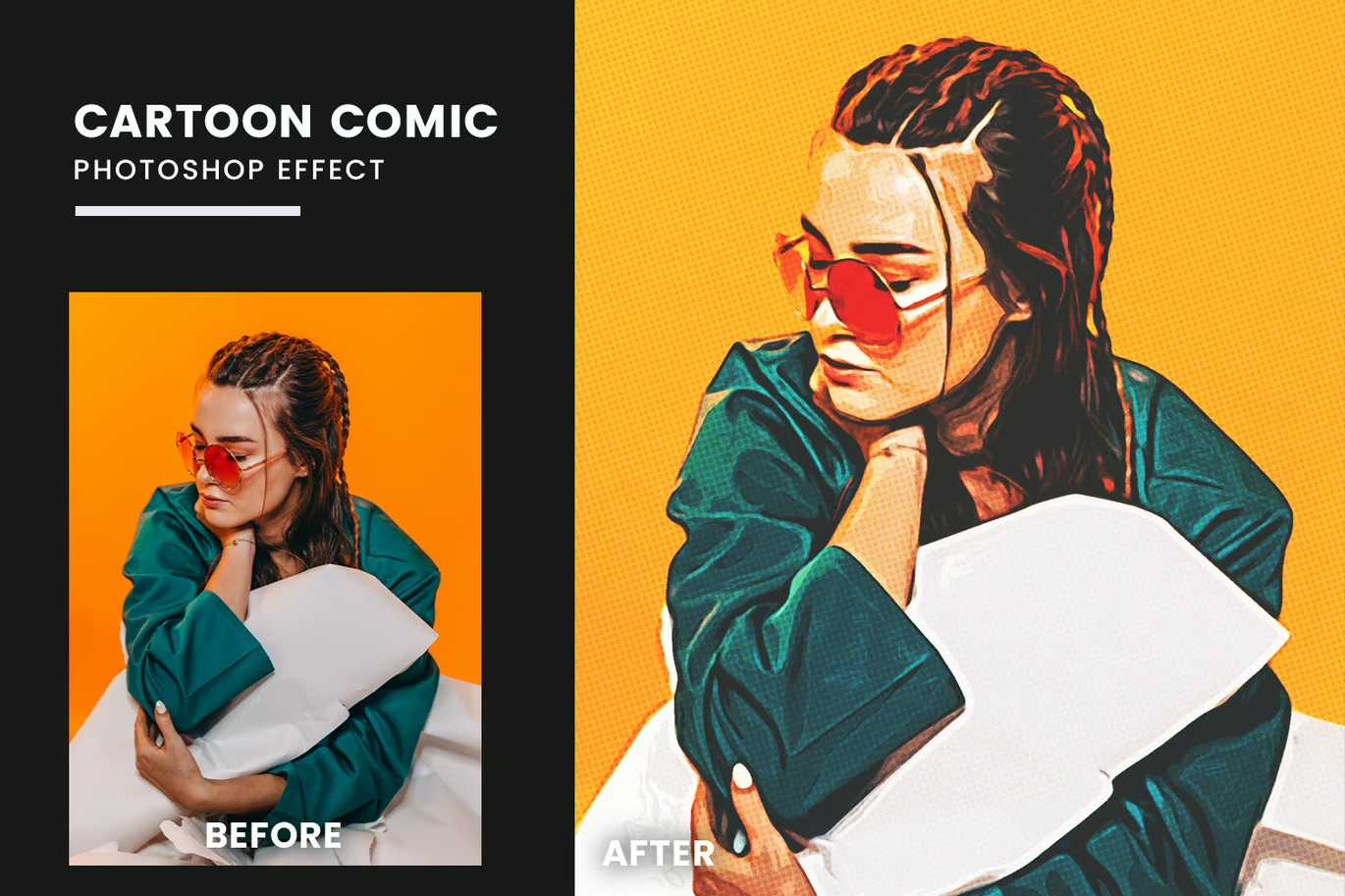 18 Cartoon Photoshop Templates Collection - Photoboto