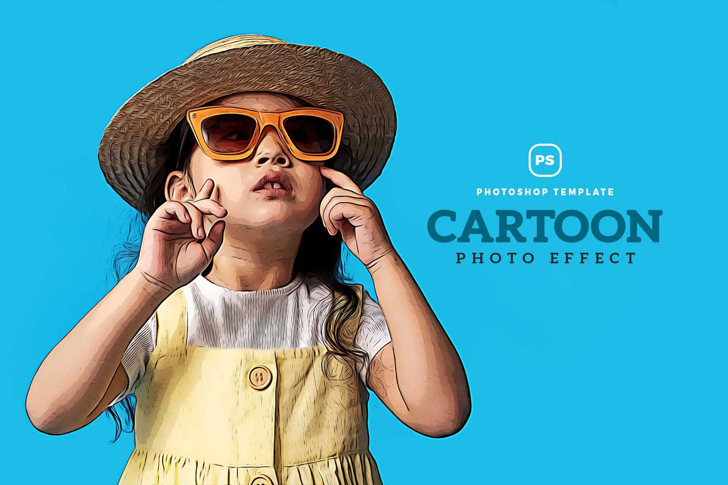 18 Cartoon Photoshop Templates Collection - Photoboto
