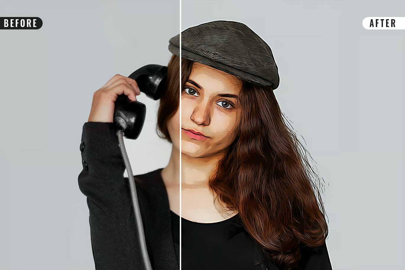 18 Cartoon Photoshop Templates Collection - Photoboto