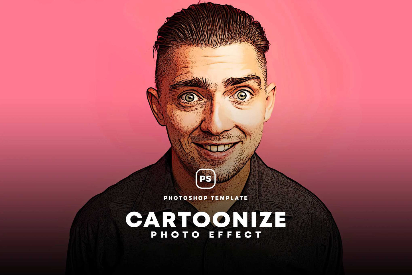 18 Cartoon Photoshop Templates Collection - Photoboto
