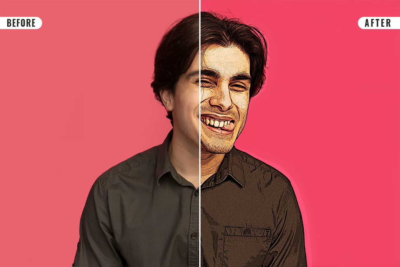 18 Cartoon Photoshop Templates Collection - Photoboto