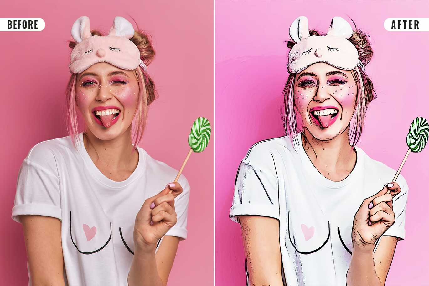 18 Cartoon Photoshop Templates Collection - Photoboto