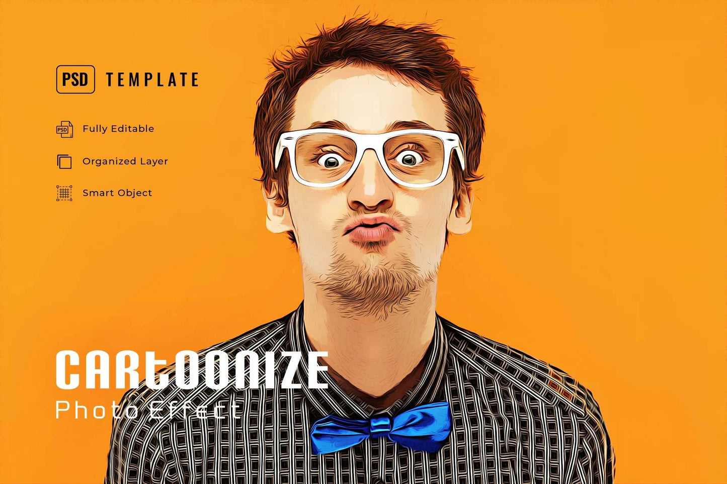 18 Cartoon Photoshop Templates Collection - Photoboto