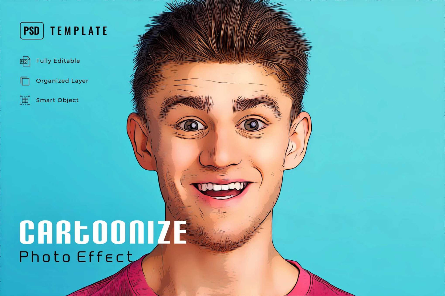 18 Cartoon Photoshop Templates Collection - Photoboto