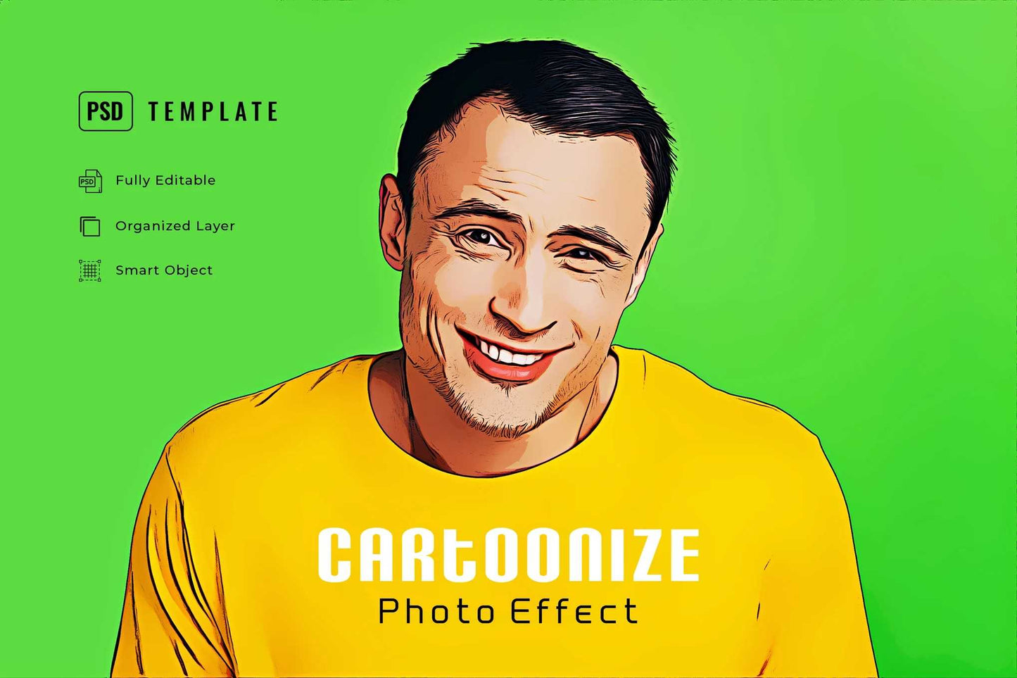 18 Cartoon Photoshop Templates Collection - Photoboto