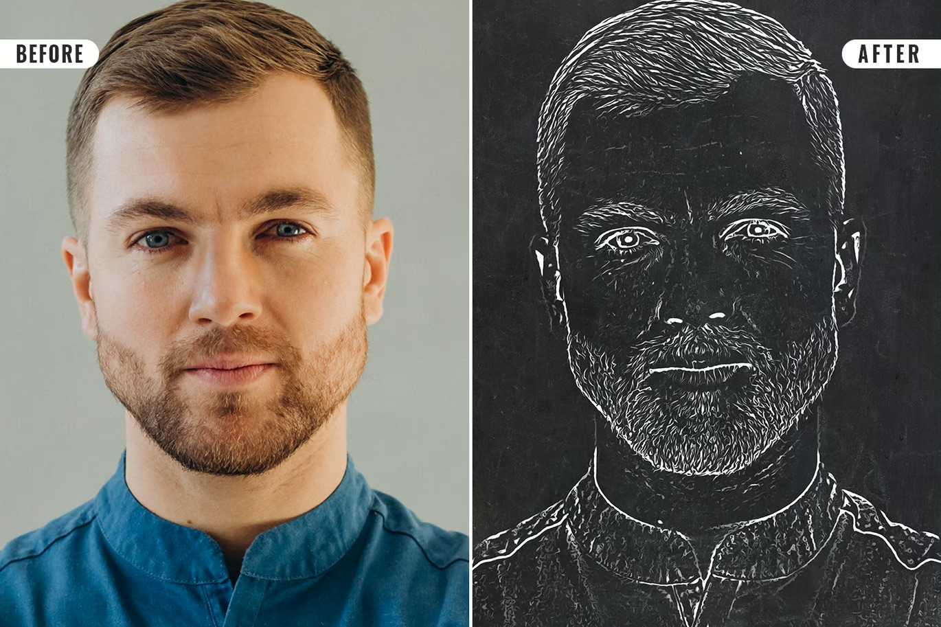 14-In-1 Sensational Chalk Photoshop Effects Bundle - Photoboto