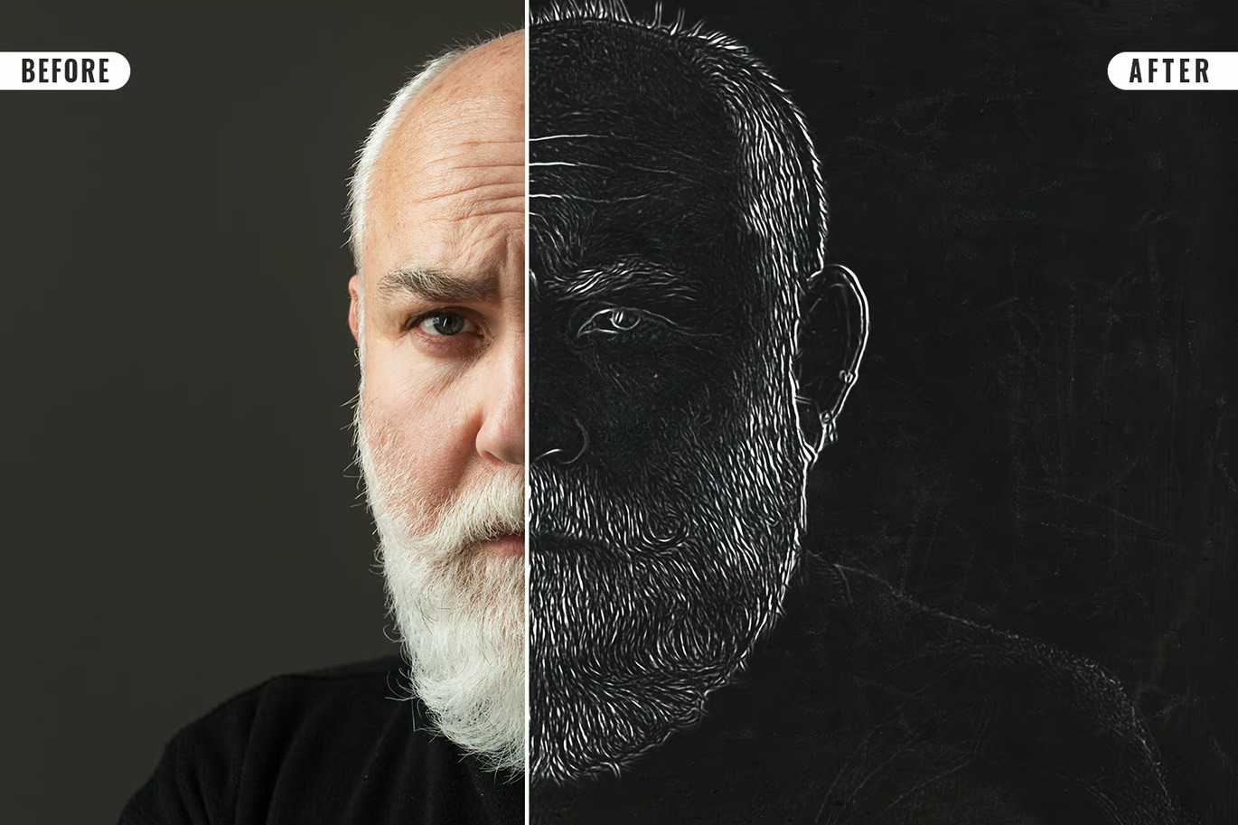 14-In-1 Sensational Chalk Photoshop Effects Bundle - Photoboto