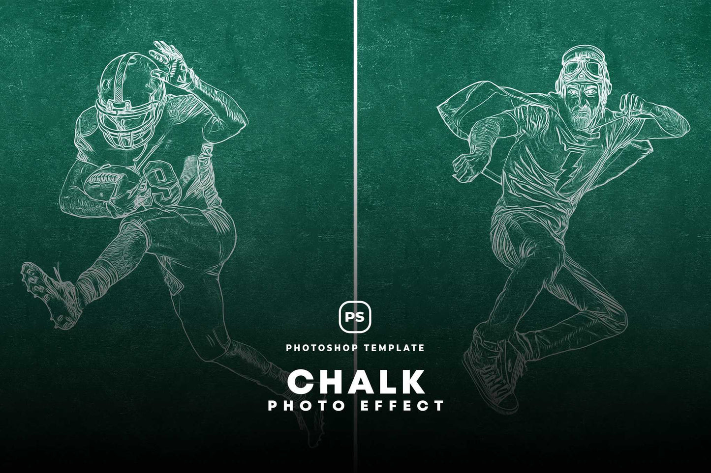 14-In-1 Sensational Chalk Photoshop Effects Bundle - Photoboto