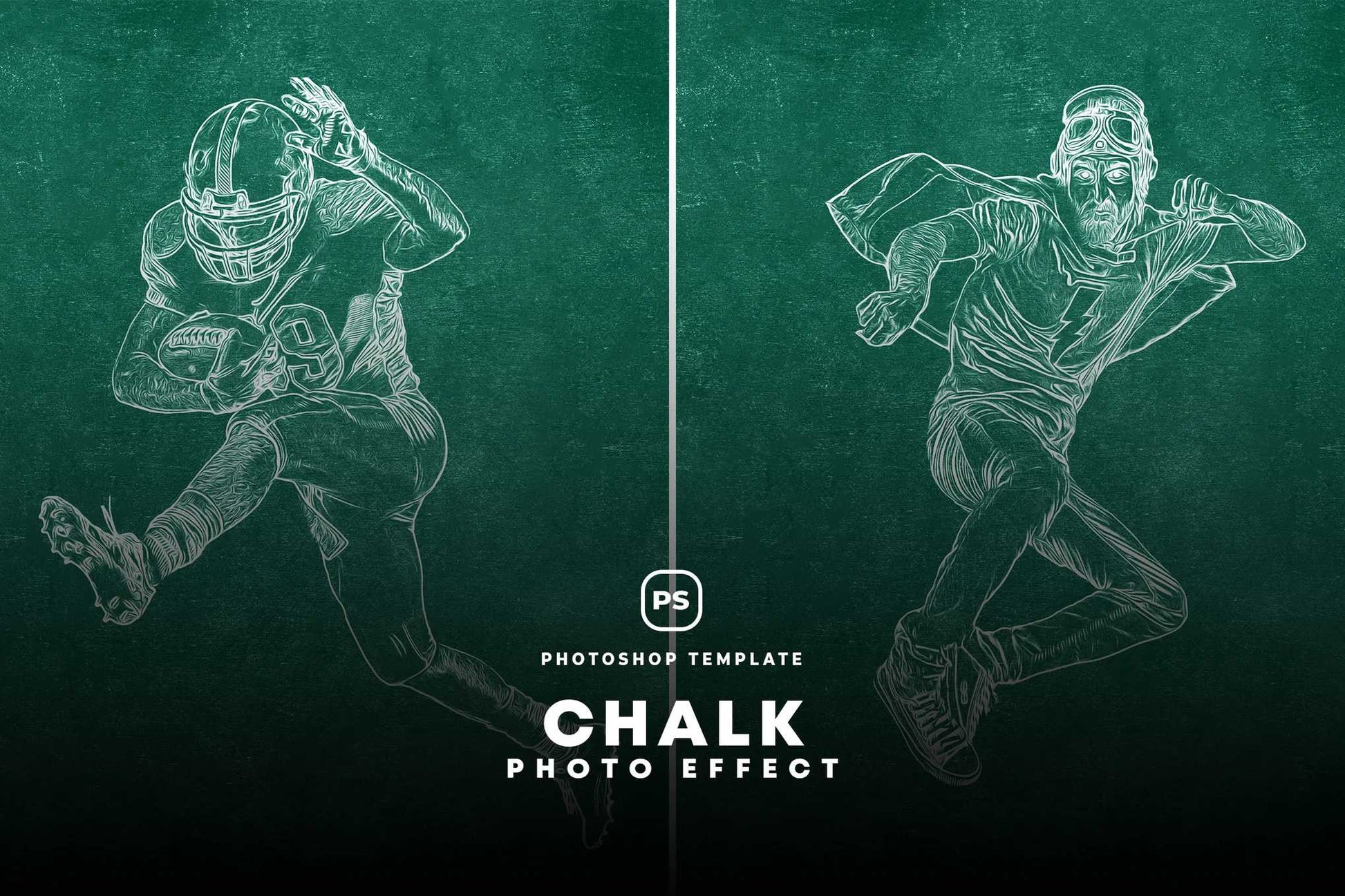 14-In-1 Sensational Chalk Photoshop Effects Bundle - Photoboto