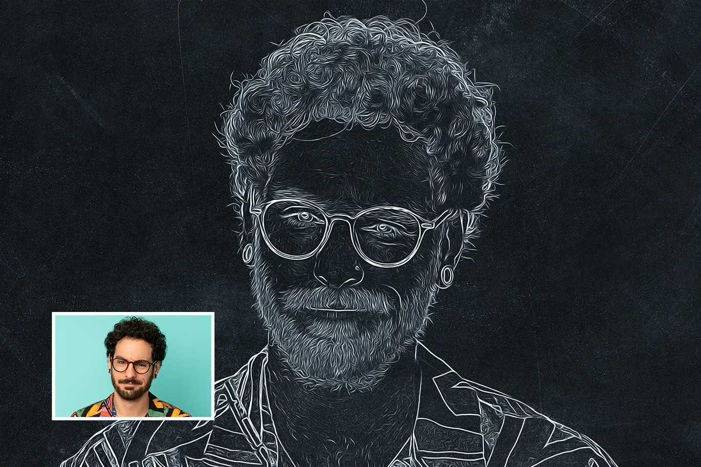 14-In-1 Sensational Chalk Photoshop Effects Bundle - Photoboto