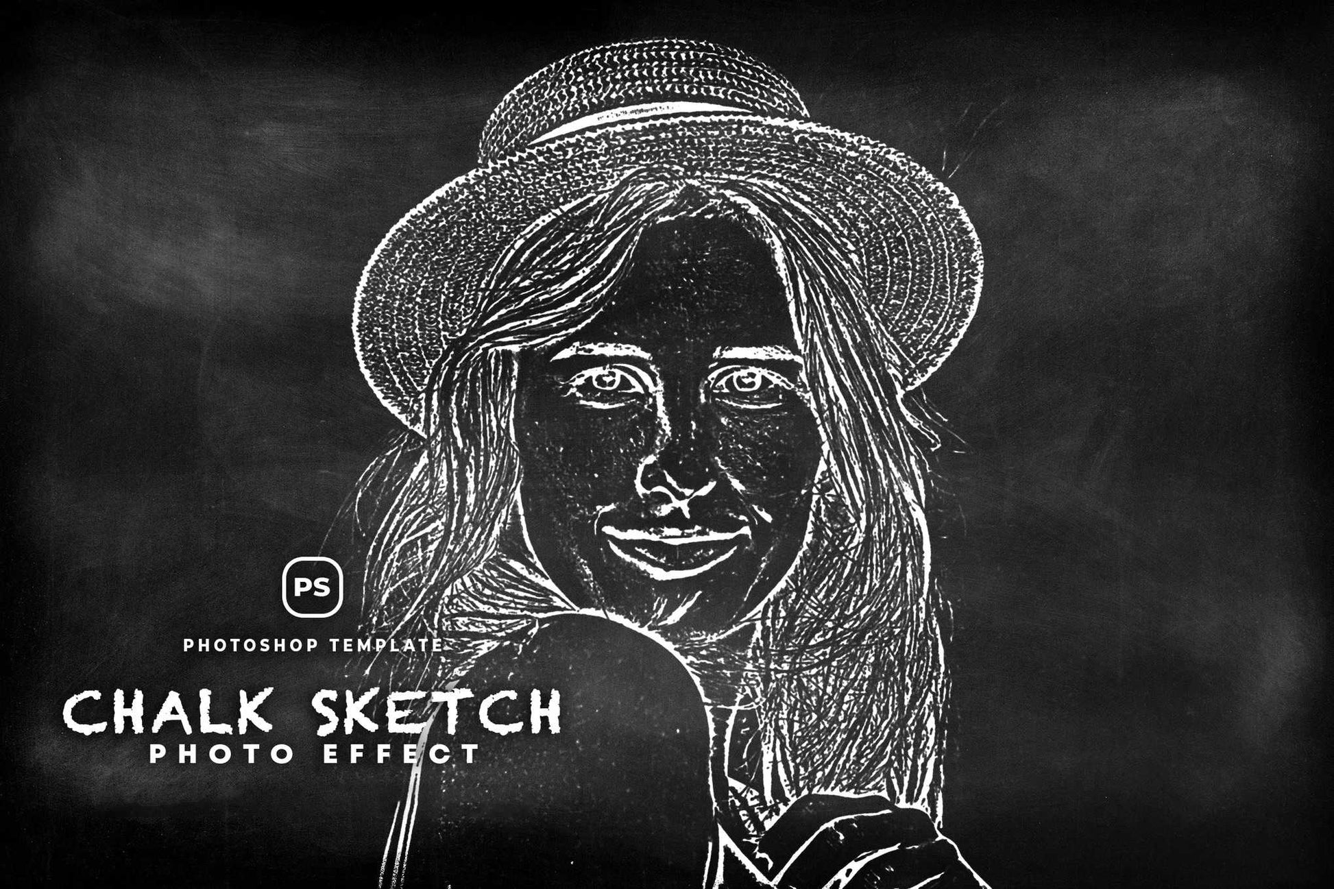 14-In-1 Sensational Chalk Photoshop Effects Bundle - Photoboto