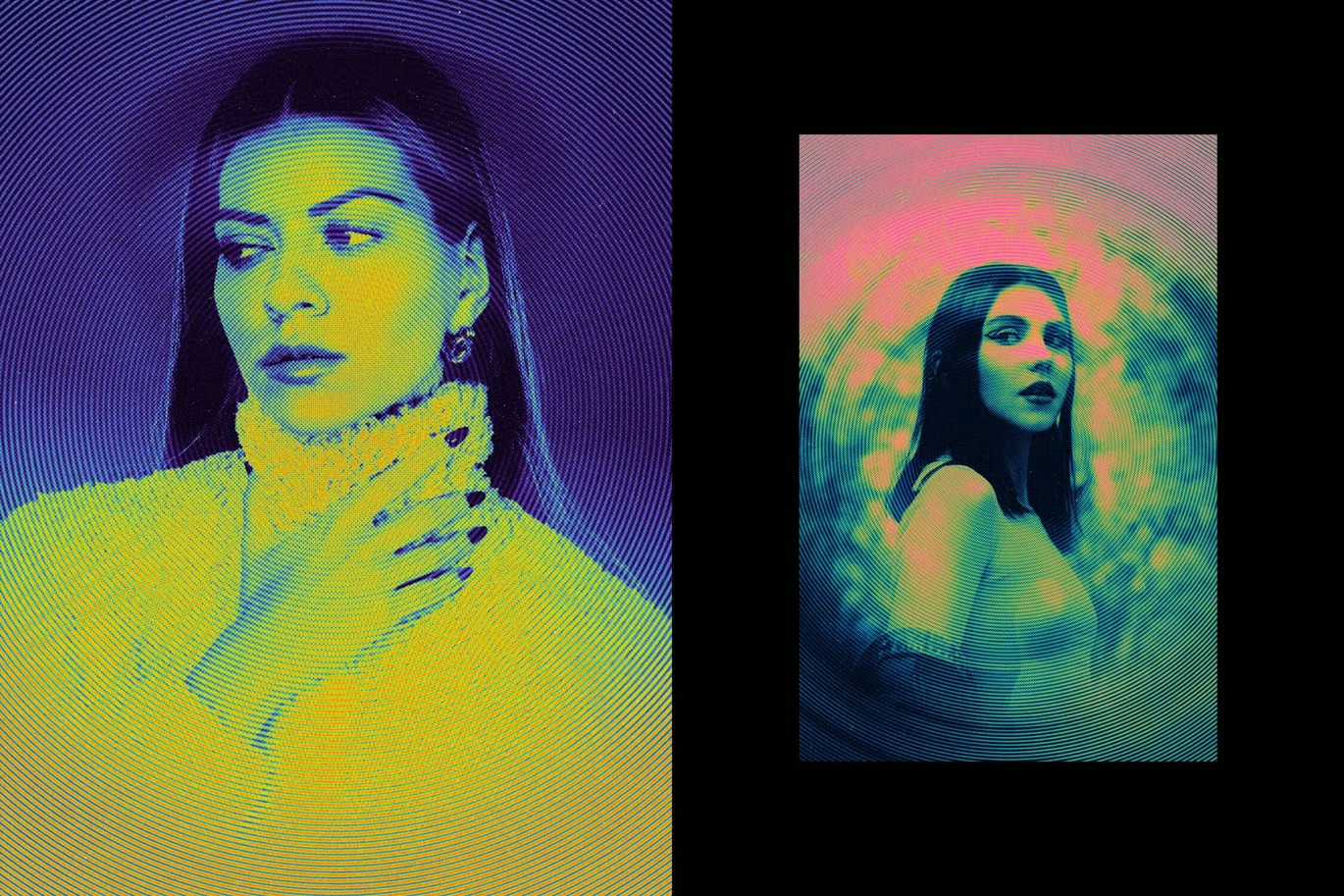 22 Classy Halftone Photoshop Effects Bundle - Photoboto