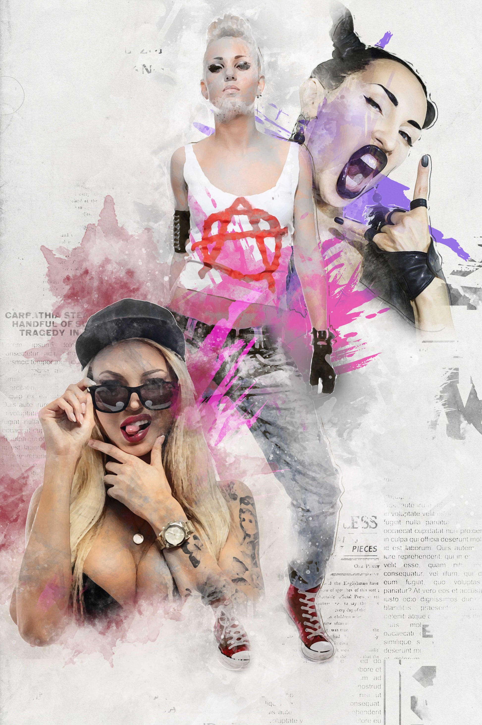 26 Energetic Photoshop Actions Bundle - Photoboto