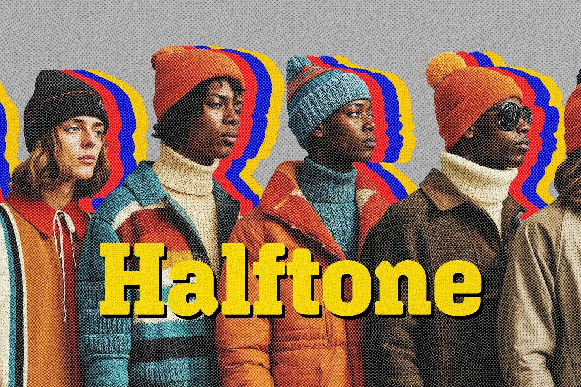 22 Classy Halftone Photoshop Effects Bundle - Photoboto