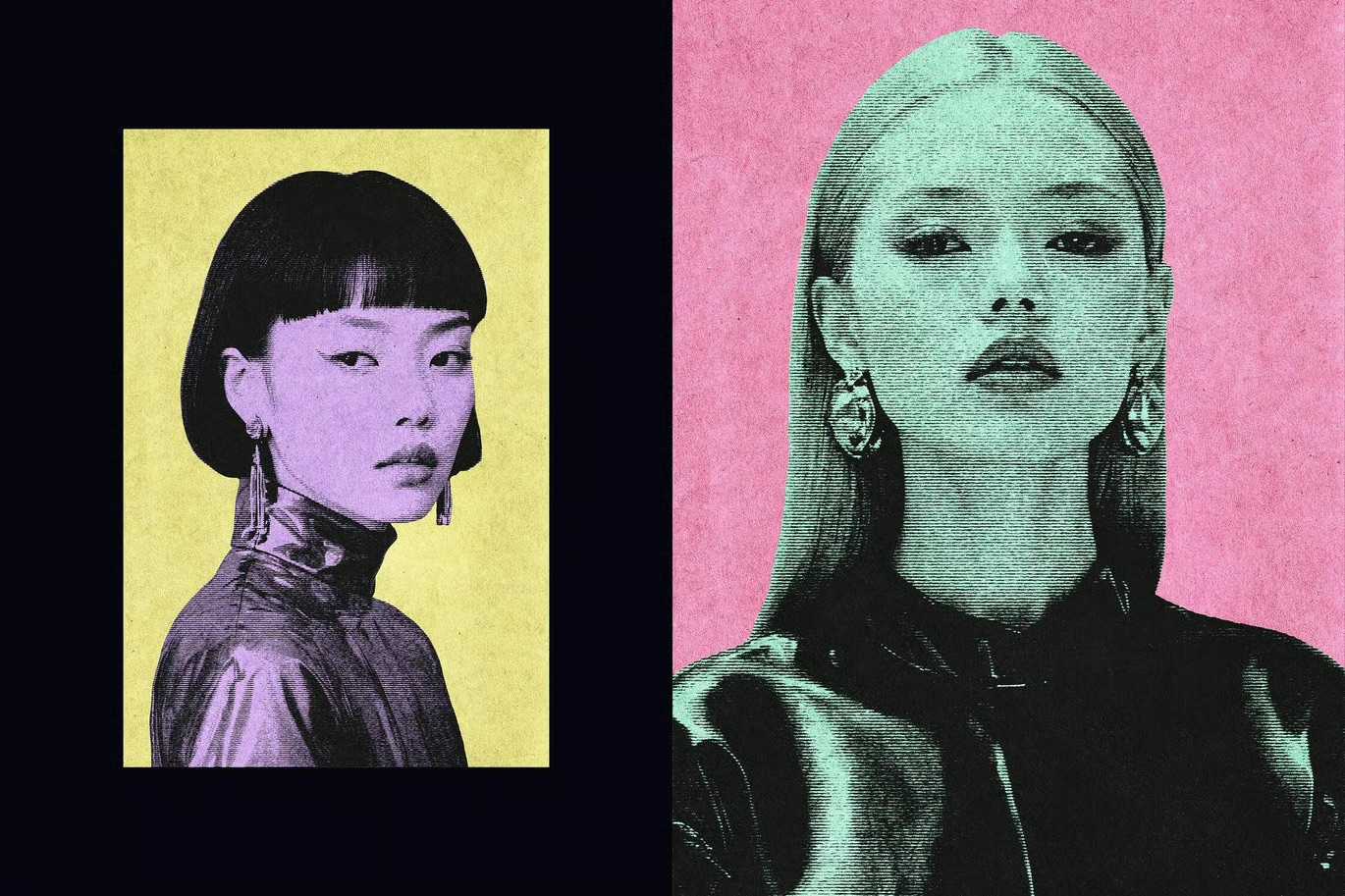 22 Classy Halftone Photoshop Effects Bundle - Photoboto