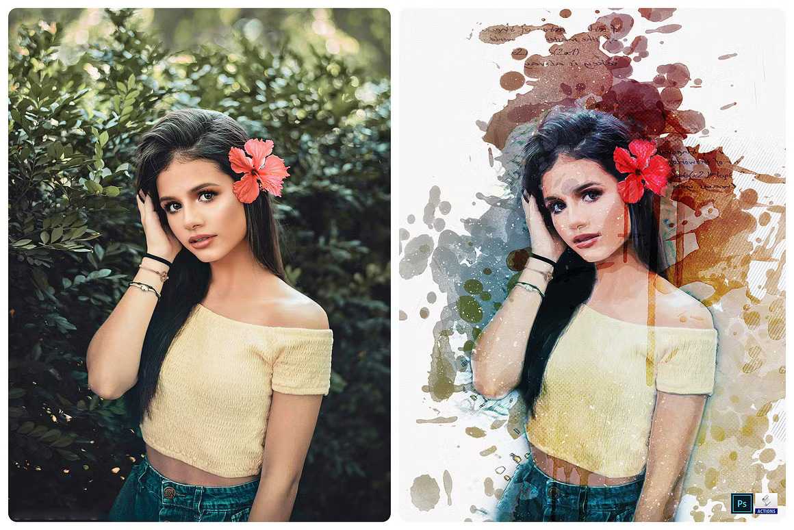 17 Ultra Expressive Photoshop Actions Bundle - Photoboto