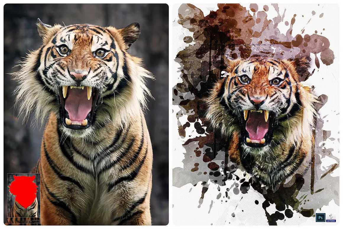 17 Ultra Expressive Photoshop Actions Bundle - Photoboto