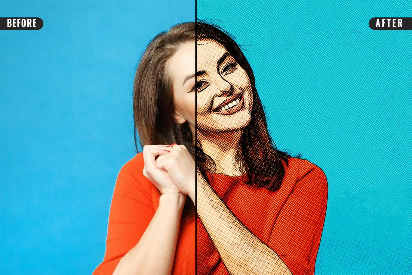 29 Comic Photoshop Templates Collection - Photoboto