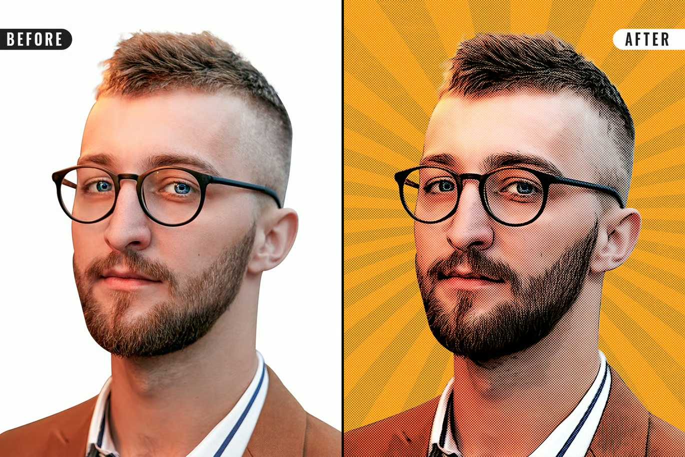 29 Comic Photoshop Templates Collection - Photoboto