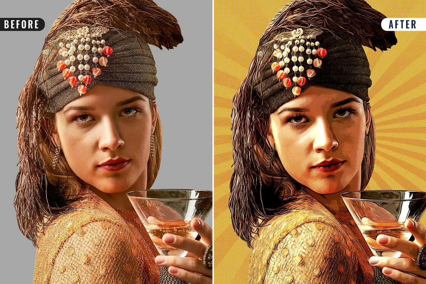 29 Comic Photoshop Templates Collection - Photoboto