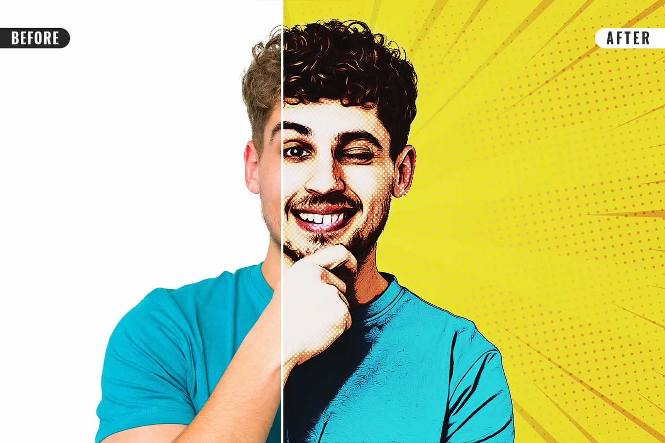 29 Comic Photoshop Templates Collection - Photoboto