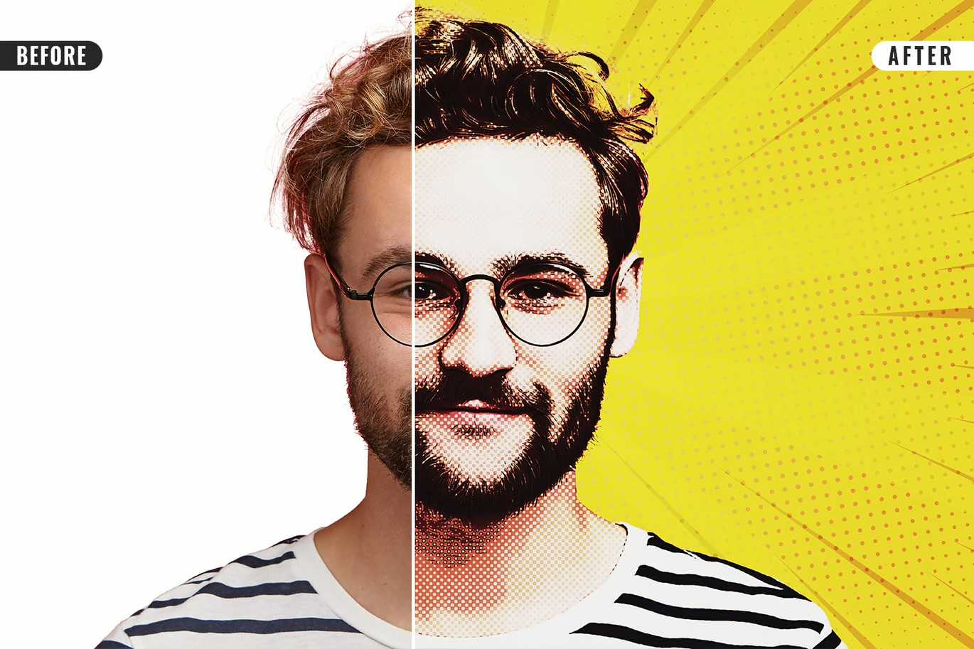 29 Comic Photoshop Templates Collection - Photoboto