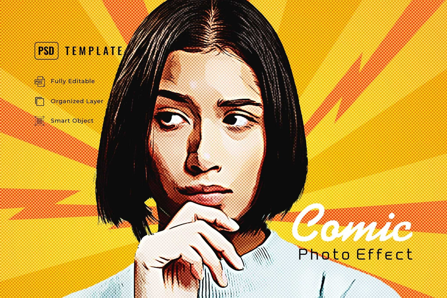 29 Comic Photoshop Templates Collection - Photoboto