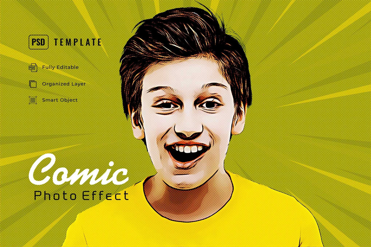 29 Comic Photoshop Templates Collection - Photoboto