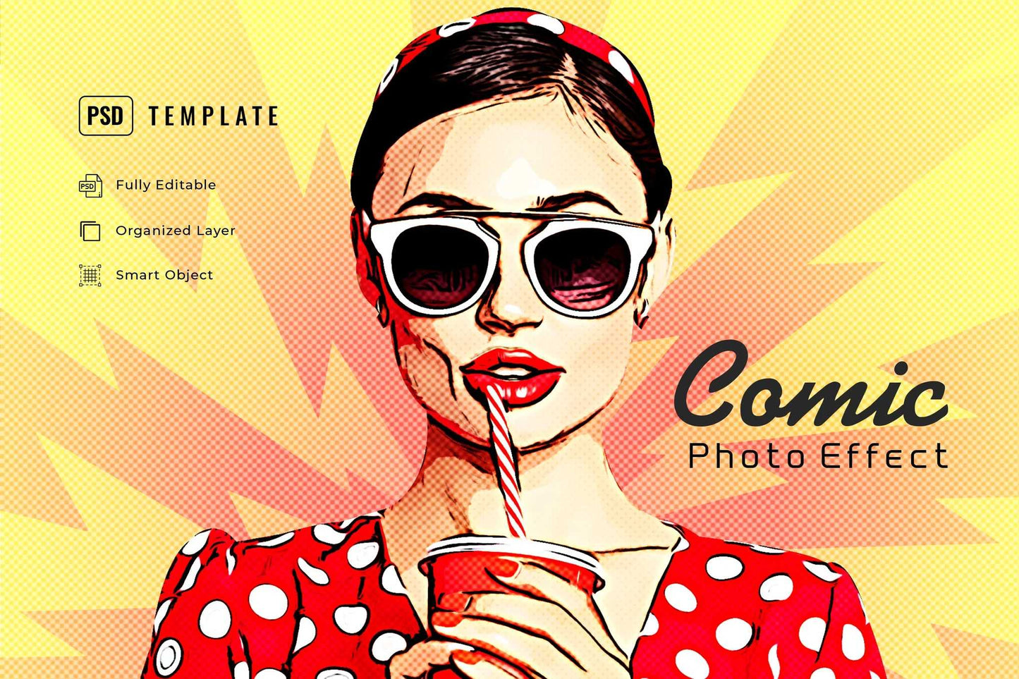 29 Comic Photoshop Templates Collection - Photoboto