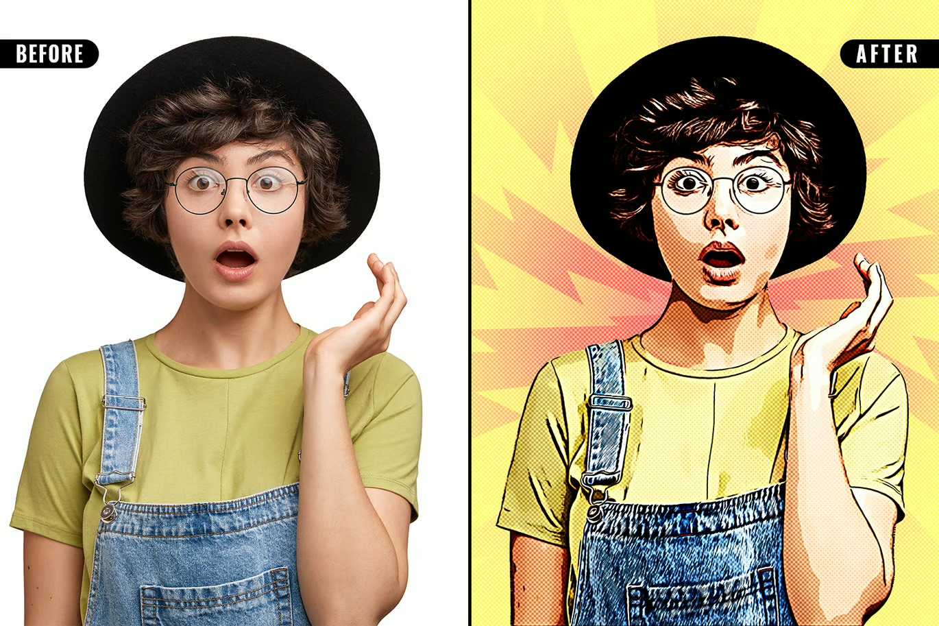 29 Comic Photoshop Templates Collection - Photoboto