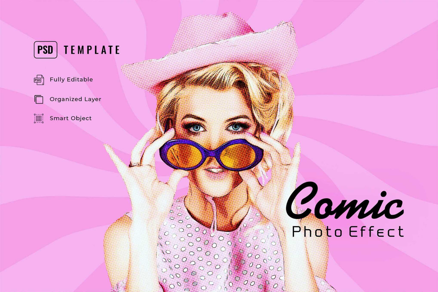 29 Comic Photoshop Templates Collection - Photoboto