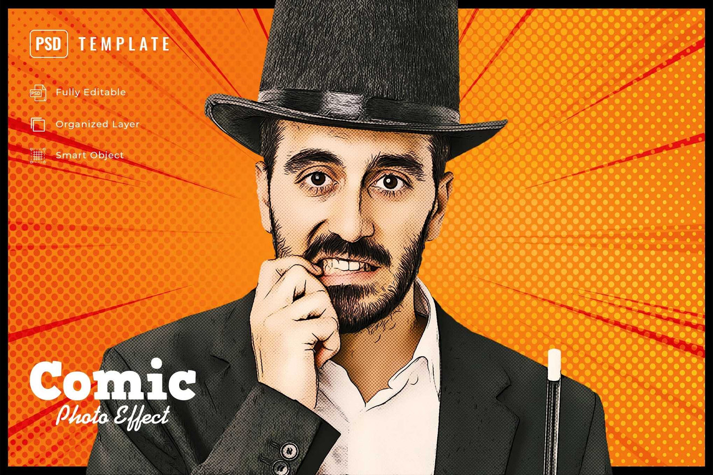 29 Comic Photoshop Templates Collection - Photoboto