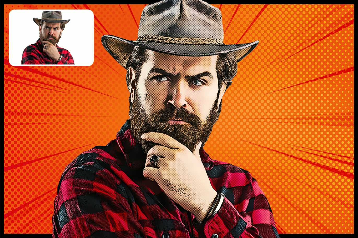 29 Comic Photoshop Templates Collection - Photoboto