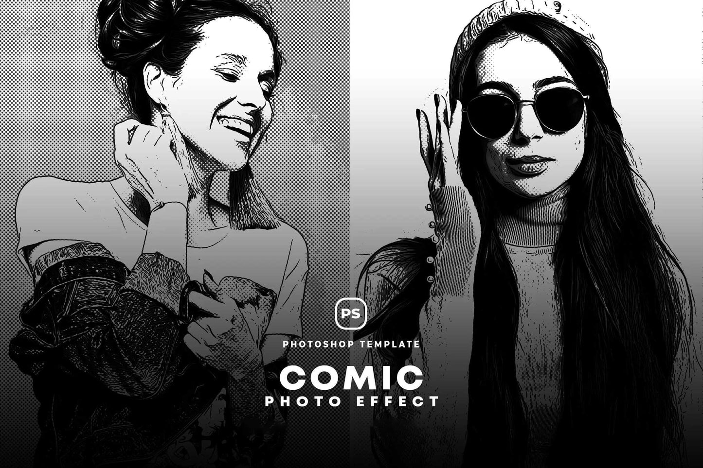 29 Comic Photoshop Templates Collection - Photoboto