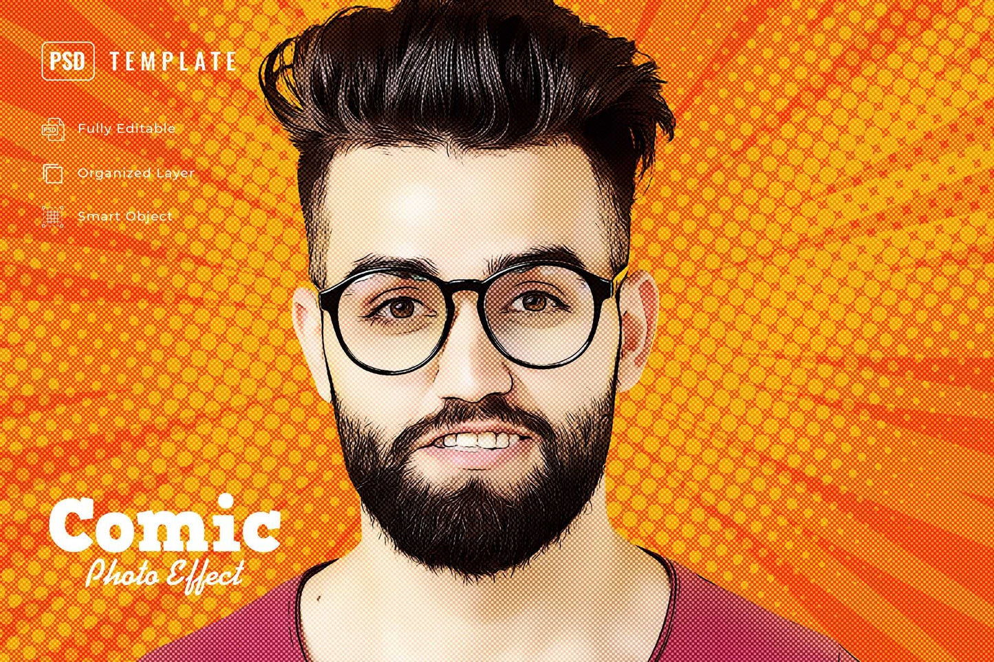 29 Comic Photoshop Templates Collection - Photoboto