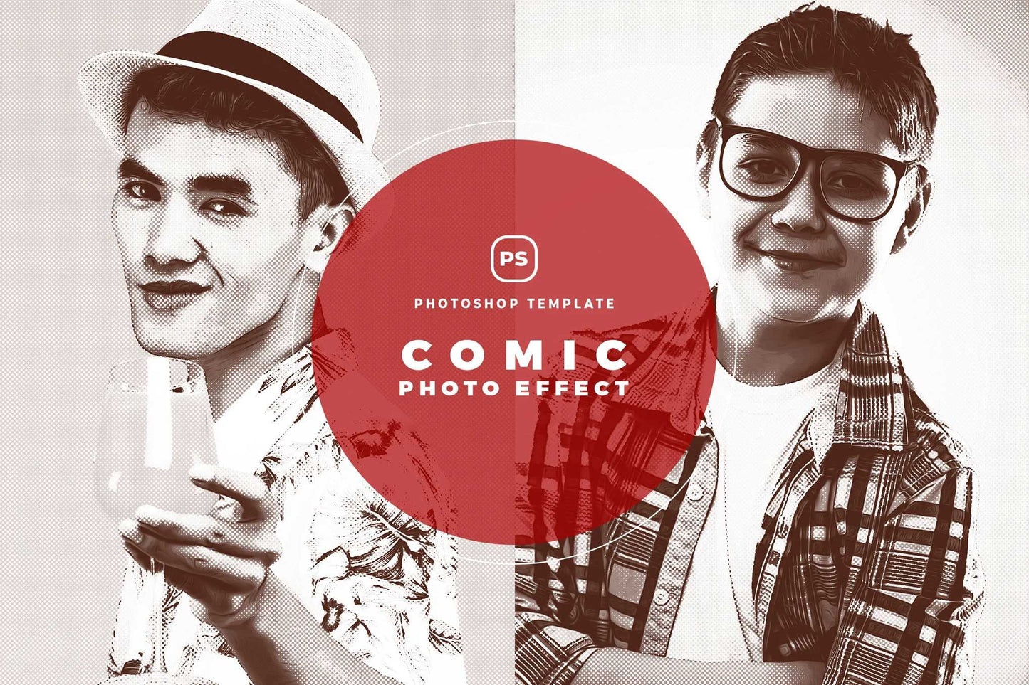 29 Comic Photoshop Templates Collection - Photoboto