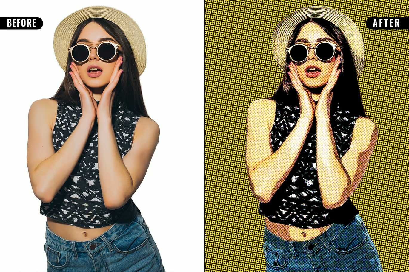 29 Comic Photoshop Templates Collection - Photoboto